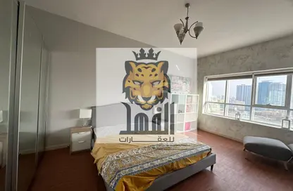 شقة - غرفة نوم - 2 حمامات للايجار في أورينت تاور 2 - أورينت تاور - البستان - عجمان