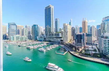 Apartment - 2 Bedrooms - 3 Bathrooms for rent in Marina Wharf 1 - Marina Wharf - Dubai Marina - Dubai