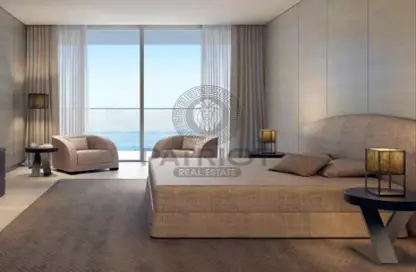 Room / Bedroom image for: Apartment - 2 Bedrooms - 3 Bathrooms for sale in Armani Beach Residences - Palm Jumeirah - Dubai, Image 1