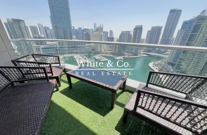 Apartment - 2 Bedrooms - 3 Bathrooms for rent in Beauport Tower - Marina Promenade - Dubai Marina - Dubai