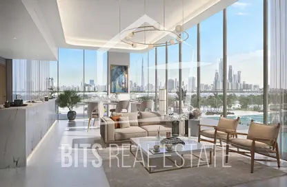 Living / Dining Room image for: Apartment - 3 Bedrooms - 1 Bathroom for sale in Naya at District One - District One - Mohammed Bin Rashid City - Dubai, Image 1