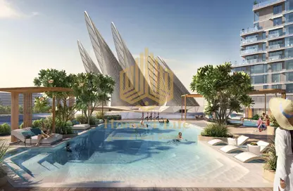 صورة لـ حوض سباحة شقة - غرفة نوم - 2 حمامات للبيع في ذا سورس 2 - منطقة السعديات الثقافية - جزيرة السعديات - أبوظبي ، صورة رقم 1
