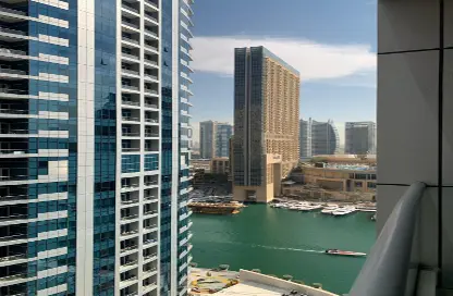 Water View image for: Apartment - 1 Bedroom - 2 Bathrooms for rent in Bay Central - Dubai Marina - Dubai, Image 1