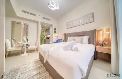 Room / Bedroom image for: Apartment - 1 Bathroom for rent in Azizi Riviera 30 - Meydan One - Meydan - Dubai, Image 1