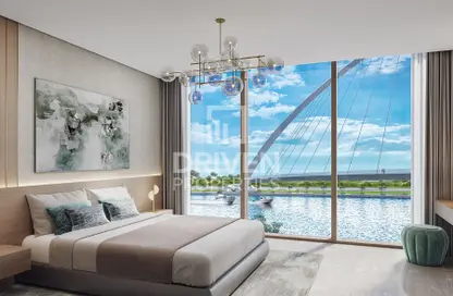 Room / Bedroom image for: Apartment - 1 Bedroom - 2 Bathrooms for sale in Canal Front Residence 8 - Canal Front Residences - Al Wasl - Dubai, Image 1