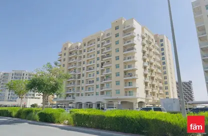 Outdoor Building image for: Apartment - 3 Bedrooms - 3 Bathrooms for sale in Mazaya 6 - Queue Point - Dubai Land - Dubai, Image 1