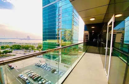 Balcony image for: Apartment - 2 Bedrooms - 3 Bathrooms for rent in Al Jazeera Tower - Corniche Road - Abu Dhabi, Image 1