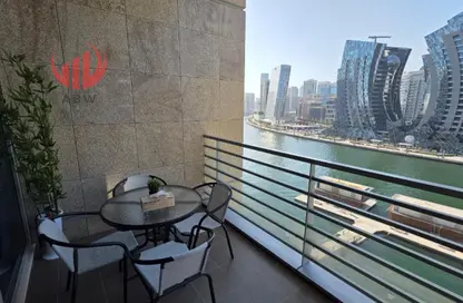 شقة - غرفة نوم - 2 حمامات للايجار في برج هاميلتون - الخليج التجاري - دبي