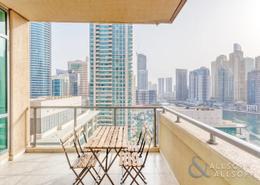 Balcony image for: Apartment - 3 bedrooms - 3 bathrooms for sale in Al Majara 1 - Al Majara - Dubai Marina - Dubai, Image 1