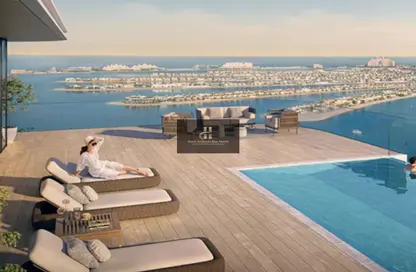 Water View image for: Apartment - 1 Bedroom - 2 Bathrooms for sale in Seapoint - EMAAR Beachfront - Dubai Harbour - Dubai, Image 1
