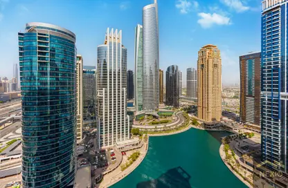 شقة - 1 حمام للايجار في ليك فيو - (JLT) مجمع B - أبراج بحيرة الجميرا - دبي