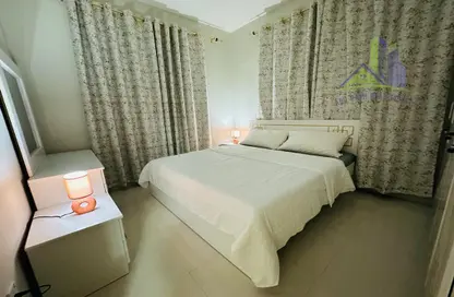 Room / Bedroom image for: Apartment - 2 Bedrooms - 2 Bathrooms for rent in Corniche Tower - Ajman Corniche Road - Ajman, Image 1