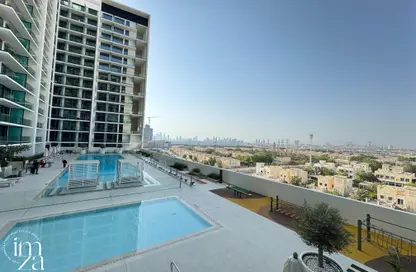 Office Space - Studio - 1 Bathroom for rent in Binghatti Azure - Jumeirah Village Circle - Dubai