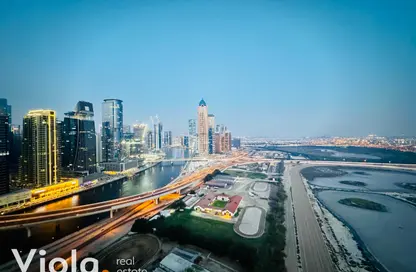 شقة - غرفة نوم - 2 حمامات للايجار في آمنة - مدينة الحبتور - الخليج التجاري - دبي