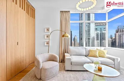 Apartment - 1 Bedroom - 2 Bathrooms for rent in Botanica Tower - Dubai Marina - Dubai