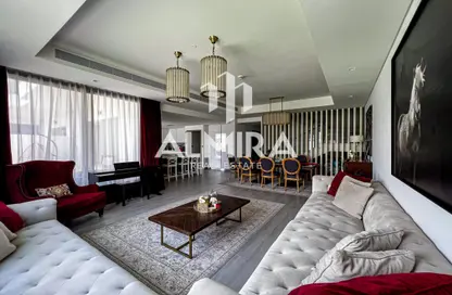 Living / Dining Room image for: Townhouse - 3 Bedrooms - 4 Bathrooms for sale in The Cedars - Yas Acres - Yas Island - Abu Dhabi, Image 1