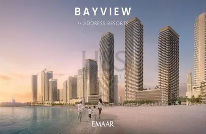 Water View image for: Apartment - 3 Bedrooms - 3 Bathrooms for sale in Bayview - EMAAR Beachfront - Dubai Harbour - Dubai, Image 1
