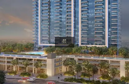 Outdoor Building image for: Apartment - 2 Bedrooms - 3 Bathrooms for sale in Golf Gate 2 - DAMAC Hills - Dubai, Image 1