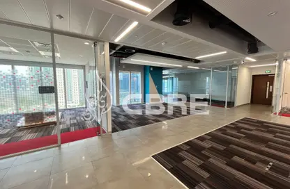 Office Space - Studio - 1 Bathroom for rent in Landmark Tower - Dubai Marina - Dubai