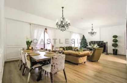 Living / Dining Room image for: Apartment - 3 Bedrooms - 3 Bathrooms for sale in Rimal 3 - Rimal - Jumeirah Beach Residence - Dubai, Image 1