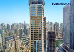Outdoor Building image for: Apartment - 1 bedroom - 2 bathrooms for sale in MAG 218 - Dubai Marina - Dubai, Image 1
