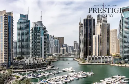 Apartment - 3 Bedrooms - 4 Bathrooms for rent in Al Fairooz Tower - Emaar 6 Towers - Dubai Marina - Dubai