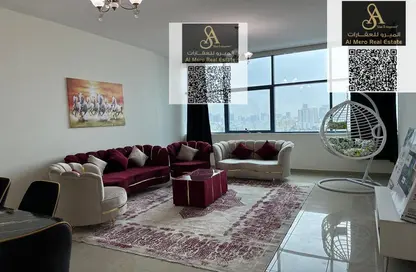 شقة - 2 غرف نوم - 2 حمامات للايجار في مساكن كورنيش عجمان - طريق كورنيش عجمان - عجمان