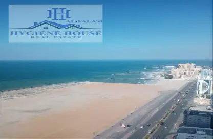 Water View image for: Apartment - 3 Bedrooms - 3 Bathrooms for rent in Corniche Ajman - Ajman, Image 1