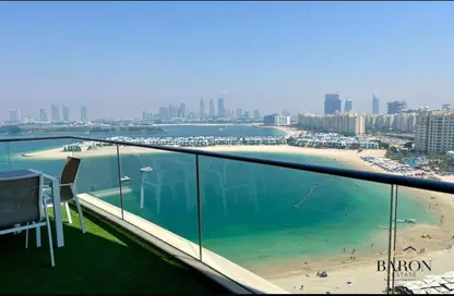 Apartment - 2 Bedrooms - 3 Bathrooms for rent in Tanzanite - Tiara Residences - Palm Jumeirah - Dubai