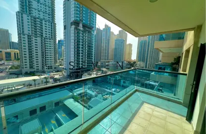 Apartment - 1 Bedroom - 2 Bathrooms for rent in Time Place Tower - Dubai Marina - Dubai
