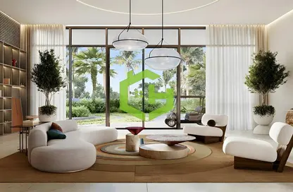 Living Room image for: Apartment - 3 Bedrooms - 4 Bathrooms for sale in Parkside Views - Dubai Hills Estate - Dubai, Image 1