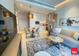 Living / Dining Room image for: Apartment - 1 bedroom - 2 bathrooms for rent in Jumeirah Gate Tower 2 - The Address Jumeirah Resort and Spa - Jumeirah Beach Residence - Dubai, Image 1