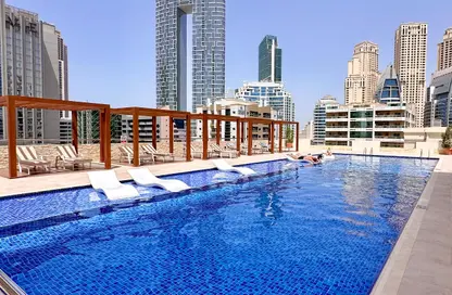 Apartment - Studio - 1 Bathroom for rent in Studio One - Dubai Marina - Dubai