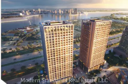 Office Space - Studio - 1 Bathroom for sale in Binghatti Moonlight - Al Jaddaf - Dubai