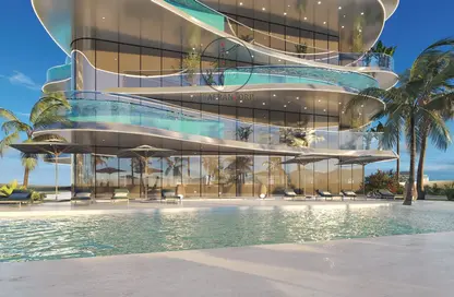 صورة لـ حوض سباحة شقة - غرفة نوم - 2 حمامات للبيع في فولجا تاور - مثلث قرية الجميرا - دبي ، صورة رقم 1