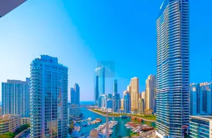 شقة - 2 غرف نوم - 3 حمامات للايجار في برج إسكان - دبي مارينا - دبي