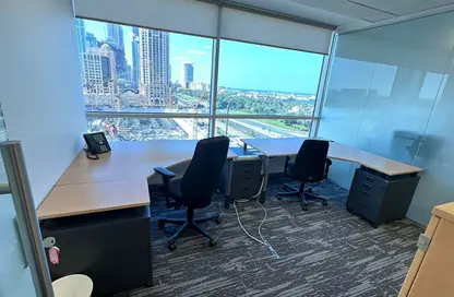 Business Centre - Studio - 2 Bathrooms for rent in Concord Tower - Dubai Media City - Dubai