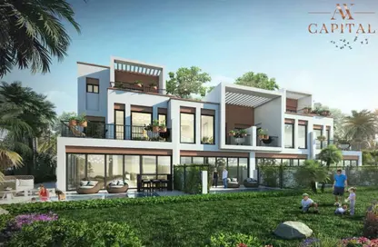 Townhouse - 4 Bedrooms - 3 Bathrooms for sale in Costa Brava 2 - Costa Brava at DAMAC Lagoons - Damac Lagoons - Dubai