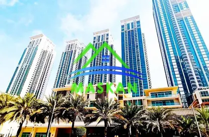 شقة - غرفة نوم - 2 حمامات للايجار في 2 مرينا هايتس - مارينا سكوير - جزيرة الريم - أبوظبي