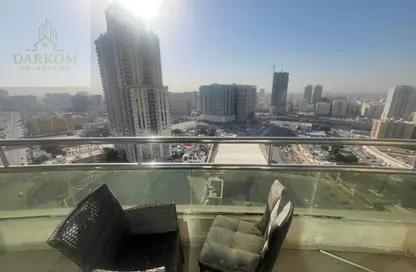 شقة - 2 غرف نوم - 3 حمامات للايجار في برج الواحة - الراشدية 1 - الراشدية - عجمان