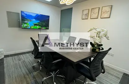 Business Centre - Studio - 5 Bathrooms for rent in Blue Waves Tower - Dubai Land Residence Complex - Dubai