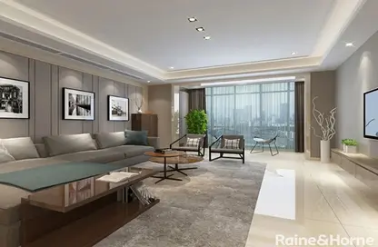 Living Room image for: Apartment - 1 Bedroom - 2 Bathrooms for sale in Nobles Tower - Business Bay - Dubai, Image 1