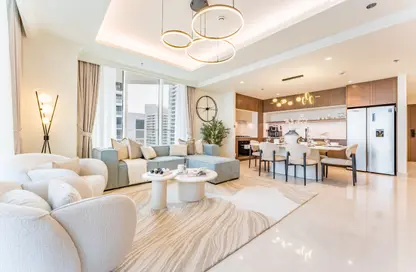 Apartment - 3 Bedrooms - 4 Bathrooms for rent in Palace Beach Residence - EMAAR Beachfront - Dubai Harbour - Dubai