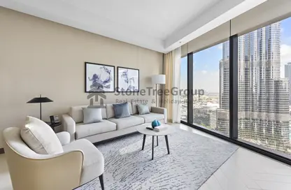 صورة لـ غرفة المعيشة شقة - 3 غرف نوم - 3 حمامات للايجار في العنوان رزيدنسز برج الأوبرا دبي 2 - ذو ادراس ريزيدنس دبي أوبرا - دبي وسط المدينة - دبي ، صورة رقم 1