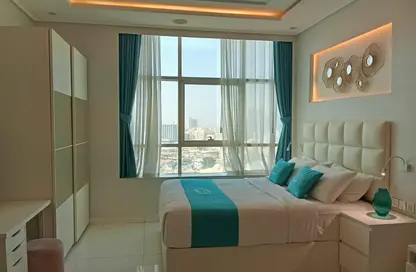 Apartment - Studio - 1 Bathroom for rent in Orient Tower 1 - Orient Towers - Al Bustan - Ajman