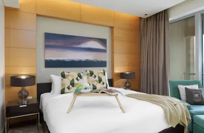 صورة لـ غرفة- غرفة النوم شقة - 1 حمام للايجار في فندق العنوان دبي مول - دبي وسط المدينة - دبي ، صورة رقم 1
