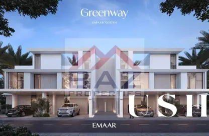 Townhouse - 3 Bedrooms - 4 Bathrooms for sale in Greenway - EMAAR South - Dubai South (Dubai World Central) - Dubai