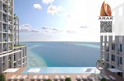 Apartment - 1 Bedroom - 2 Bathrooms for sale in Ajman Corniche Residences - Ajman Corniche Road - Ajman