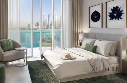 Apartment - 1 Bedroom - 1 Bathroom for sale in Beachgate by Address - EMAAR Beachfront - Dubai Harbour - Dubai