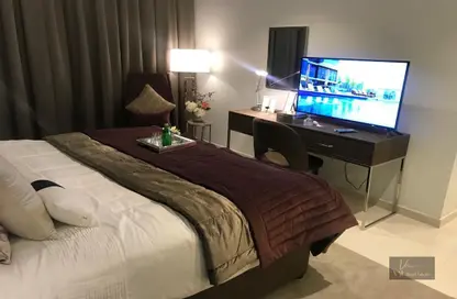 صورة لـ غرفة- غرفة النوم شقة - 2 غرف نوم - 2 حمامات للبيع في آيكون سيتي  تاور سي - آيكن سيتي - الخليج التجاري - دبي ، صورة رقم 1